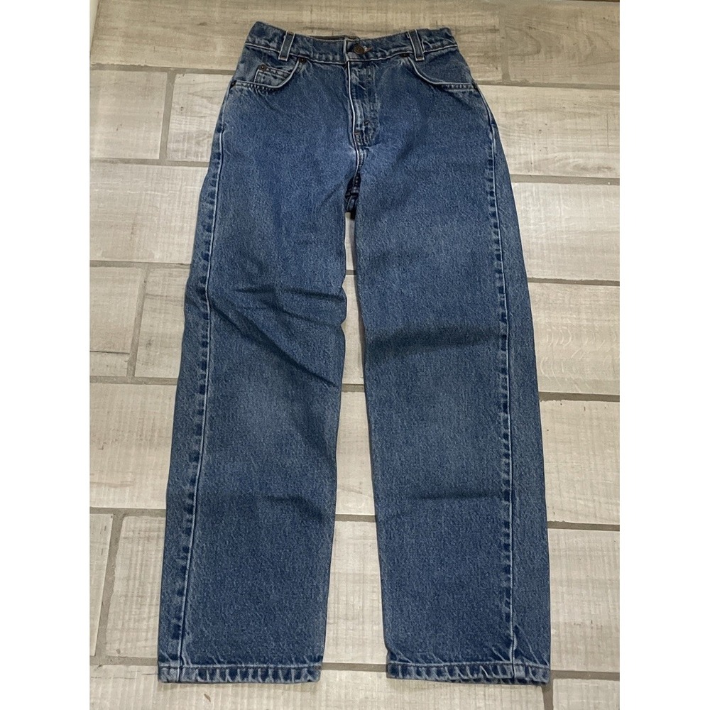 Vintage 90's Levis Orange Tab Blue 31350‐0289 Regular Denim USA Jeans Size 24.5"